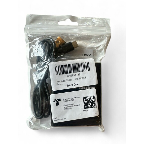 NEW 1000Mbps 1x3 RJ45 Ethernet Splitter 3 port - Picture 4 of 7